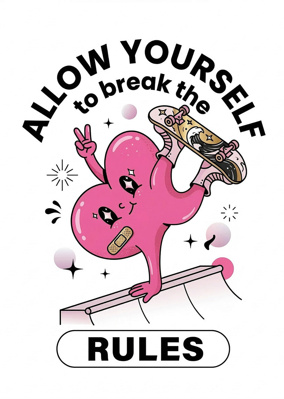 Cuadro Allow yourself to break the rules