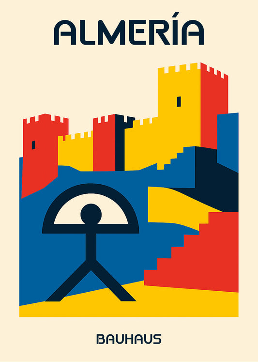 Cuadro Almería Poster Bauhaus