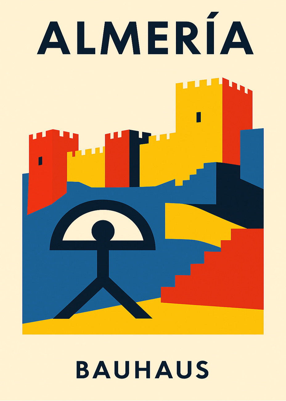 Cuadro Almería Poster Bauhaus