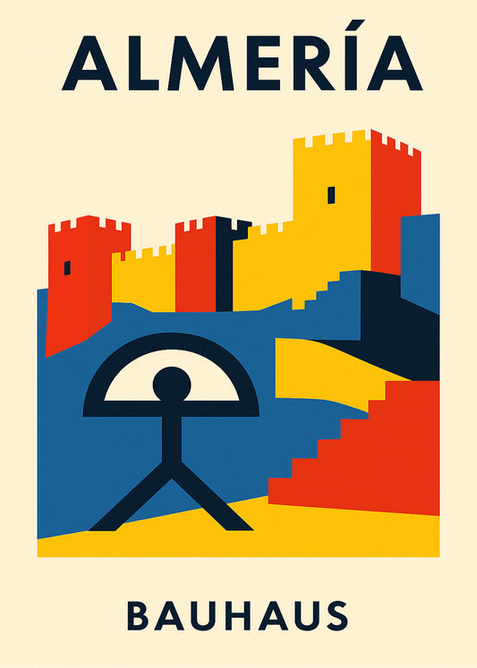 Cuadro Almería Poster Bauhaus