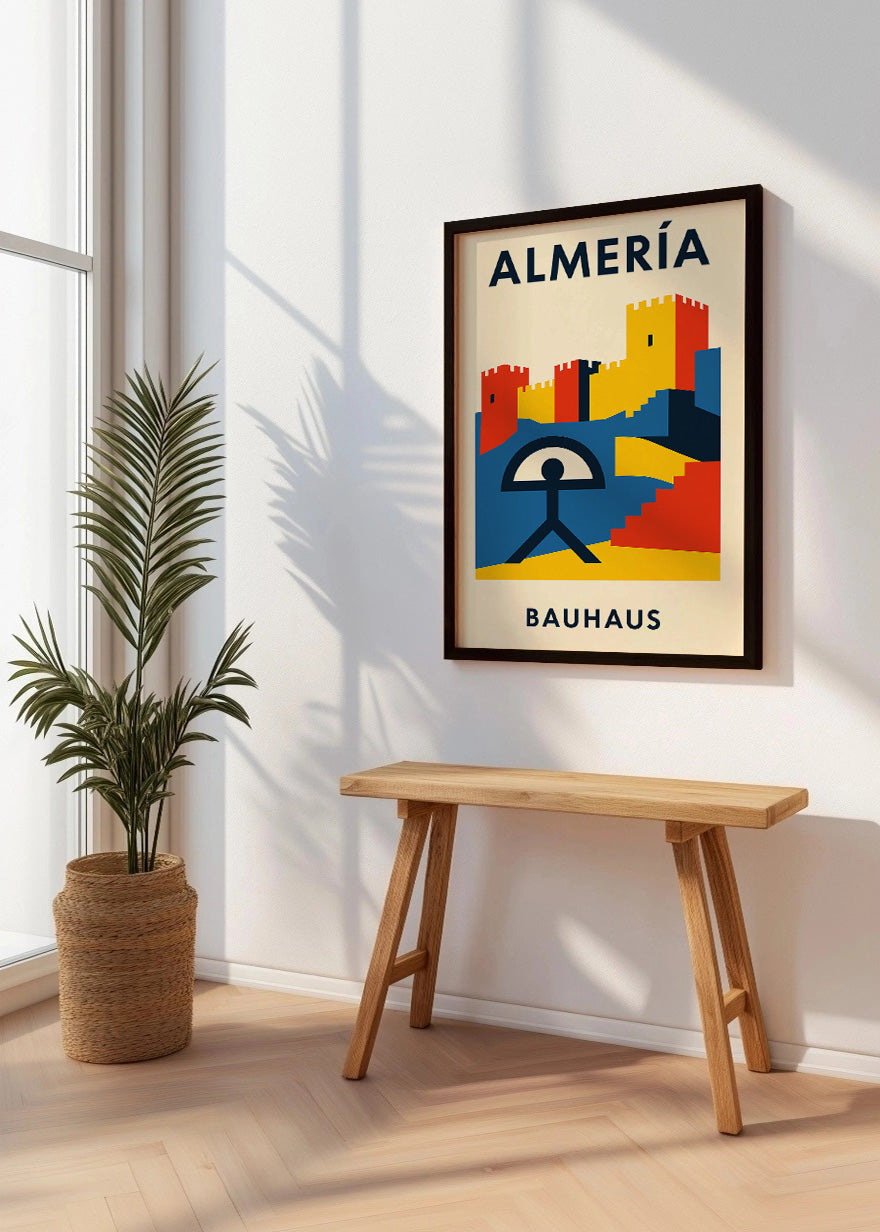 Cuadro Almería Poster Bauhaus