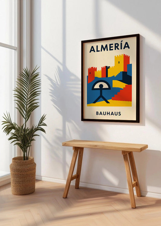 Cuadro Almería Poster Bauhaus