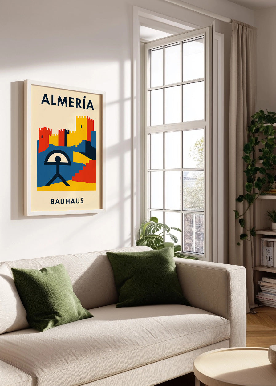 Cuadro Almería Poster Bauhaus