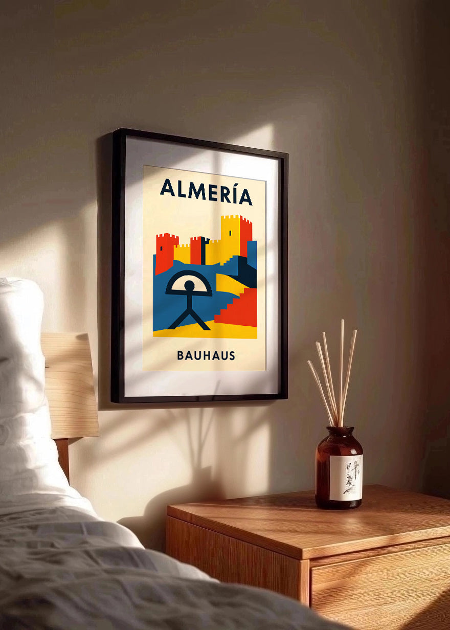 Cuadro Almería Poster Bauhaus