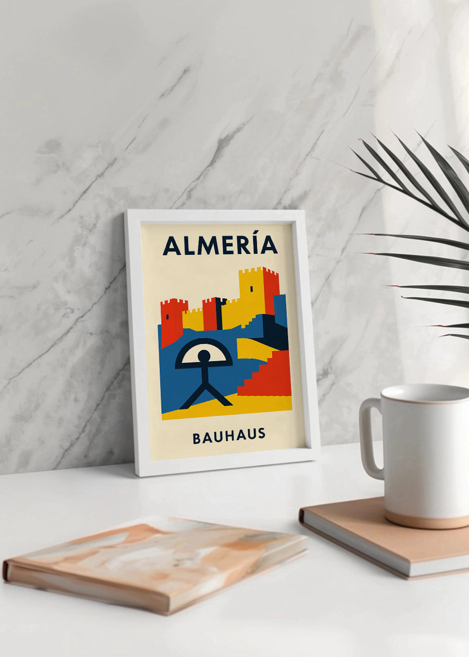 Cuadro Almería Poster Bauhaus