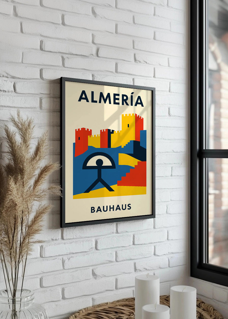 Cuadro Almería Poster Bauhaus