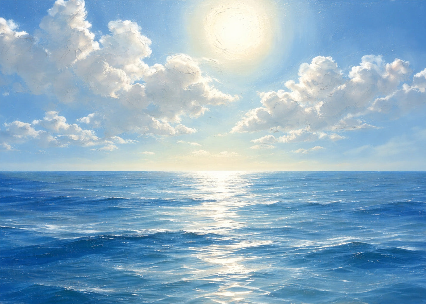 Cuadro Amanecer en el océano