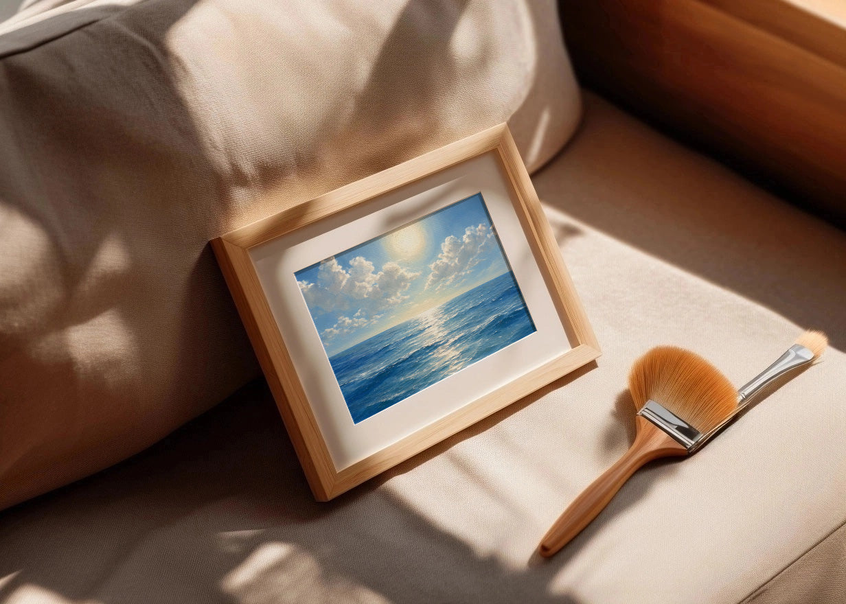 Cuadro Amanecer en el océano