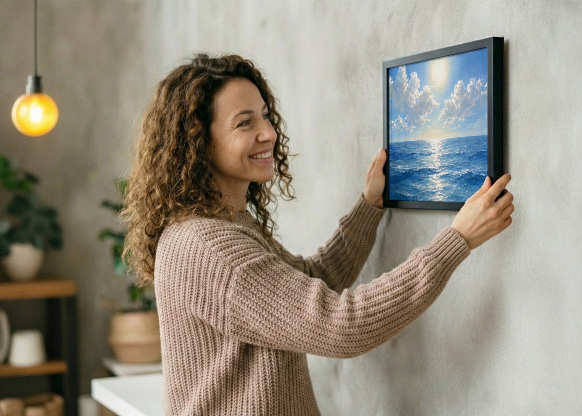 Cuadro Amanecer en el océano