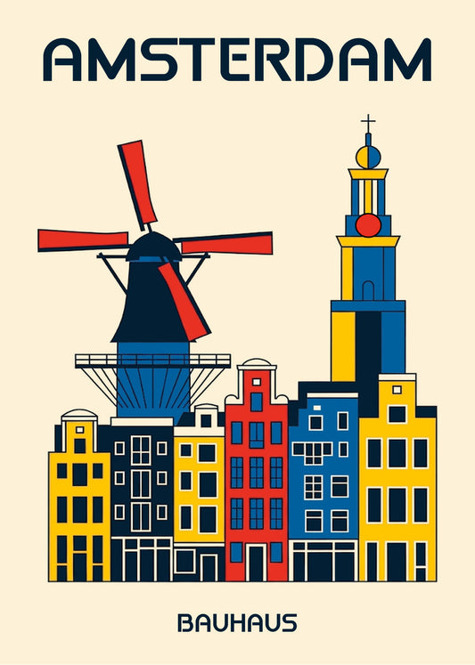 Cuadro Amsterdam Poster Bauhaus