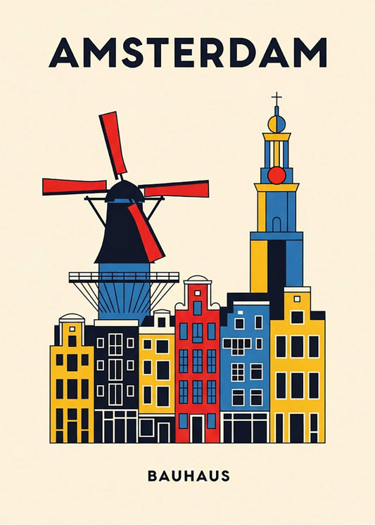 Cuadro Amsterdam Poster Bauhaus