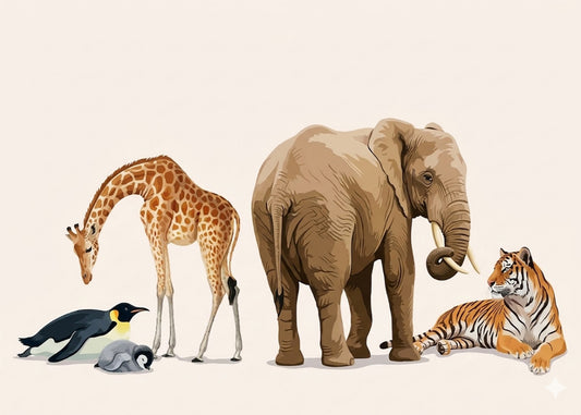 Cuadro Animales del reino animal
