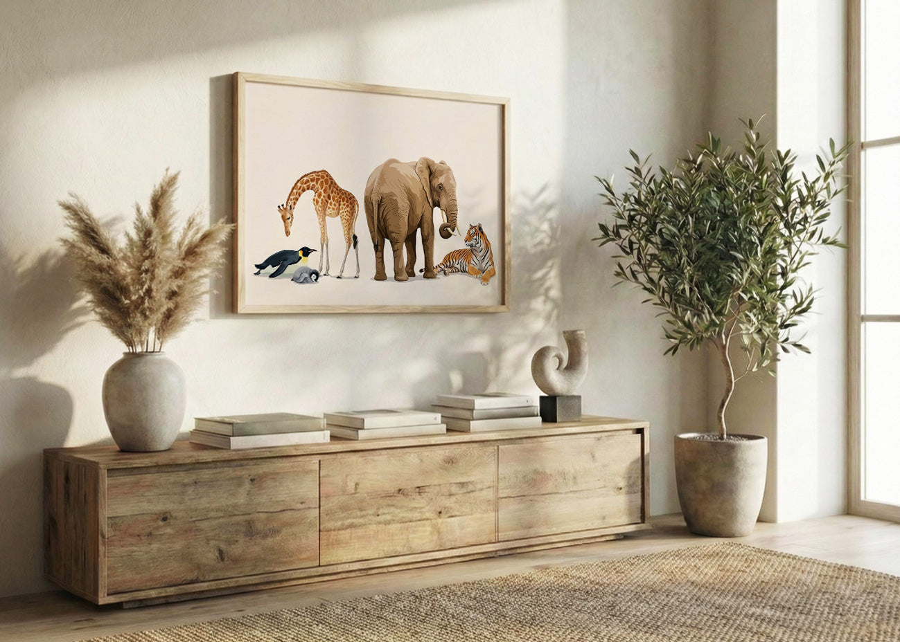Cuadro Animales del reino animal