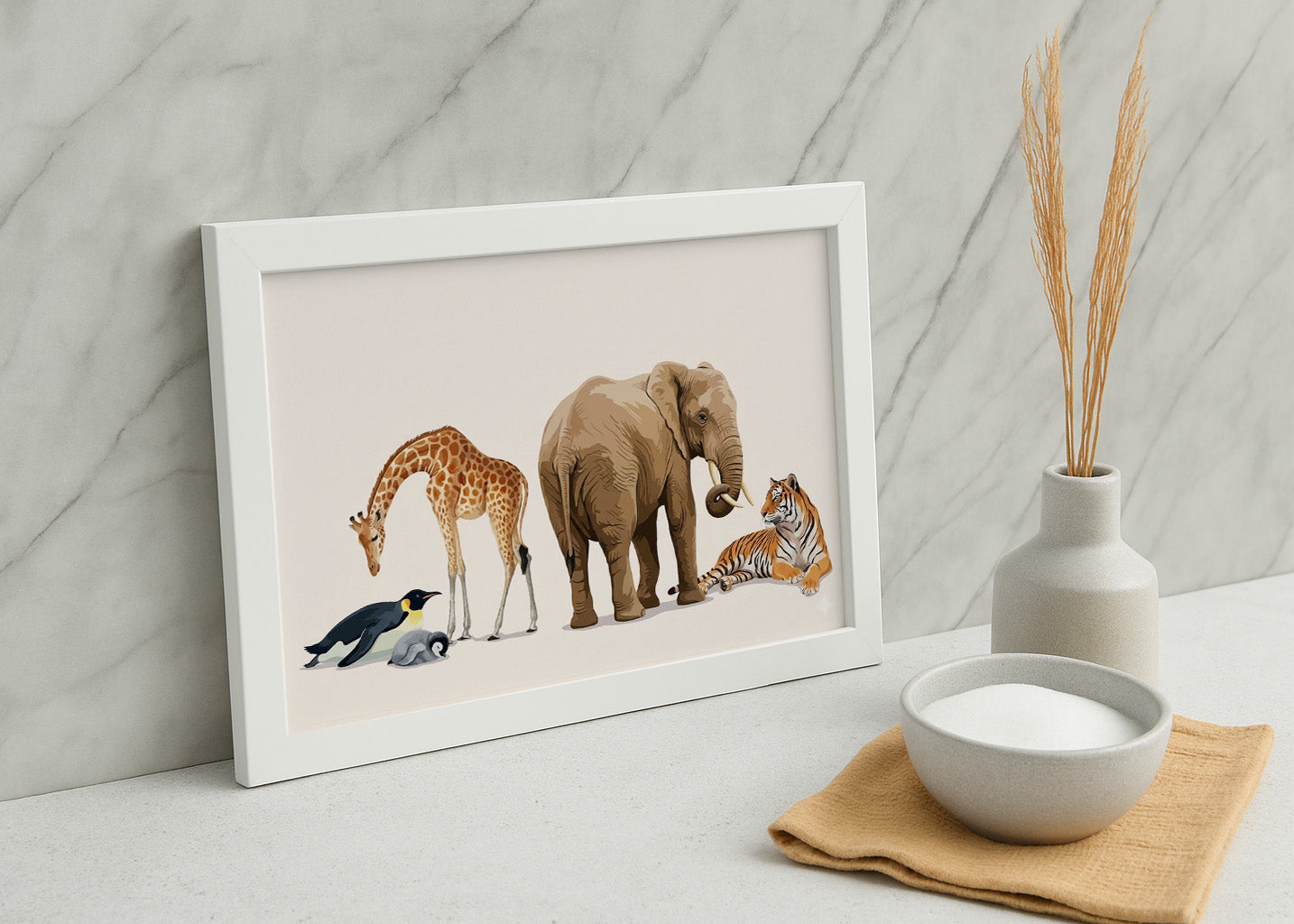 Cuadro Animales del reino animal