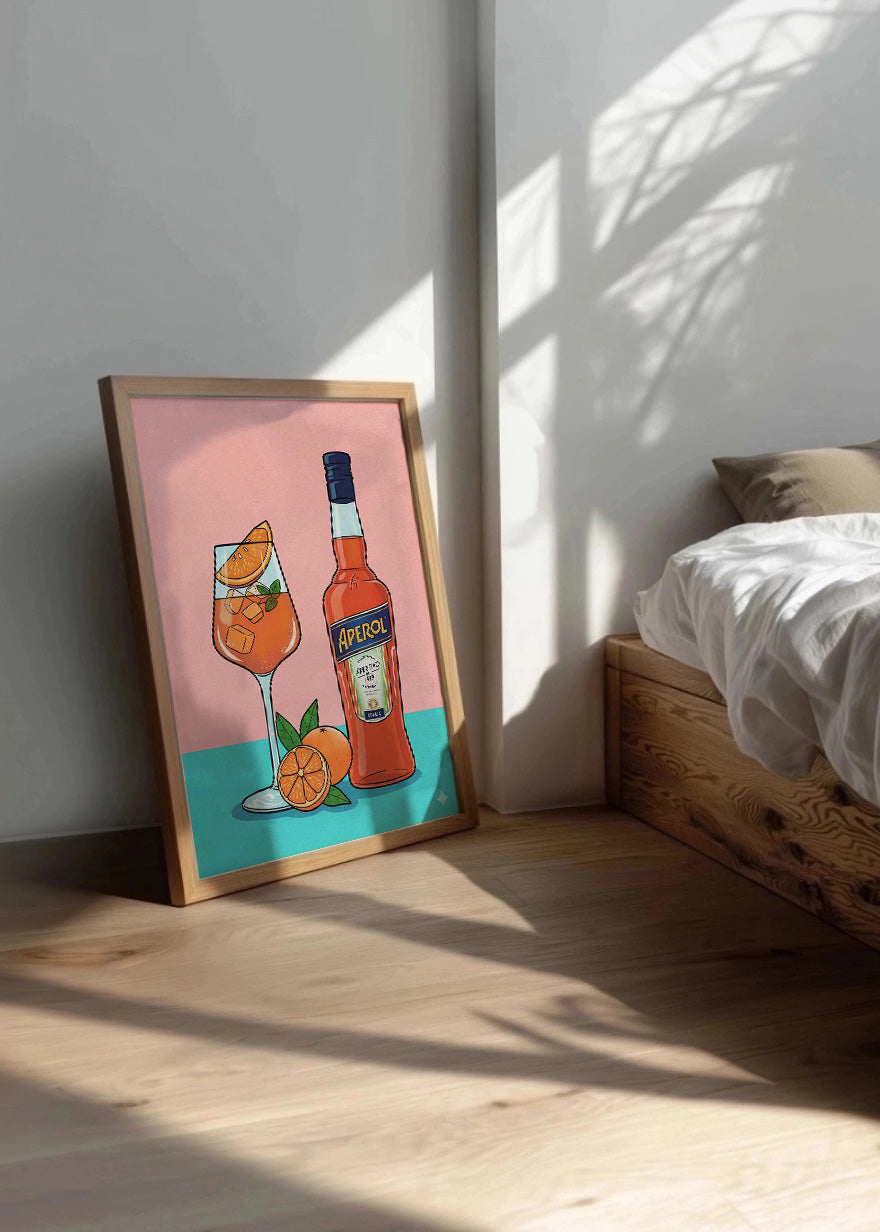Cuadro Aperol de sobremesa