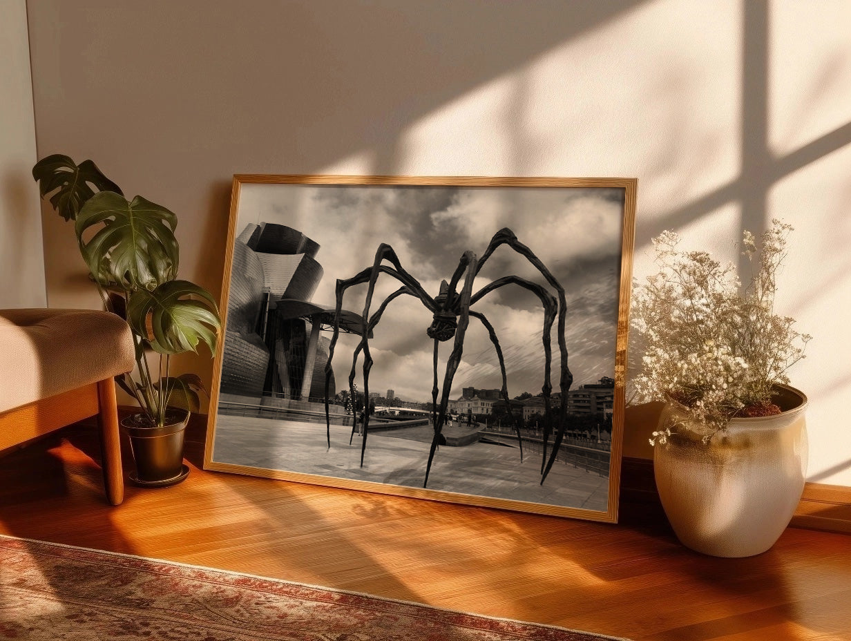 Cuadro de ​Araña Mamá (Maman) en el Guggenheim - Fine Artic