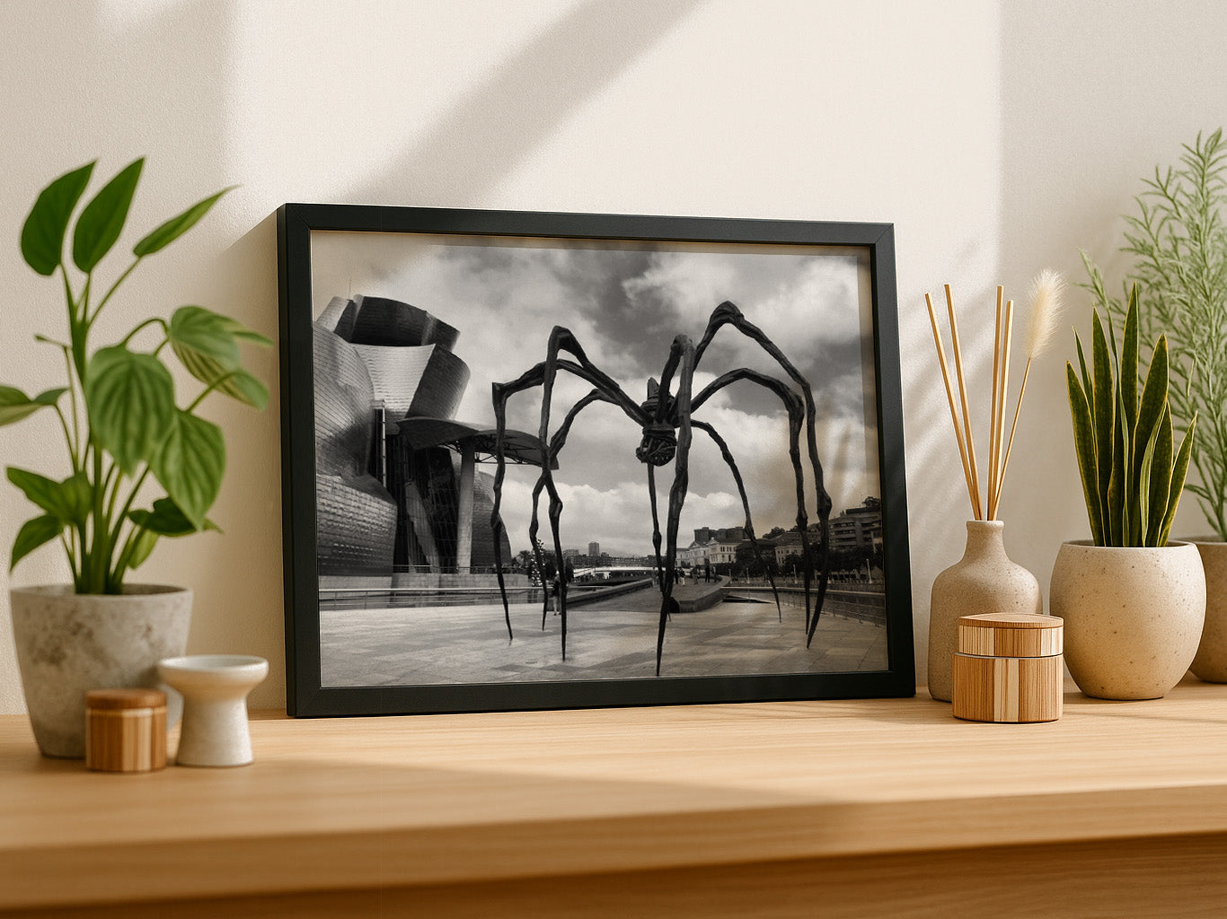 Cuadro de ​Araña Mamá (Maman) en el Guggenheim - Fine Artic