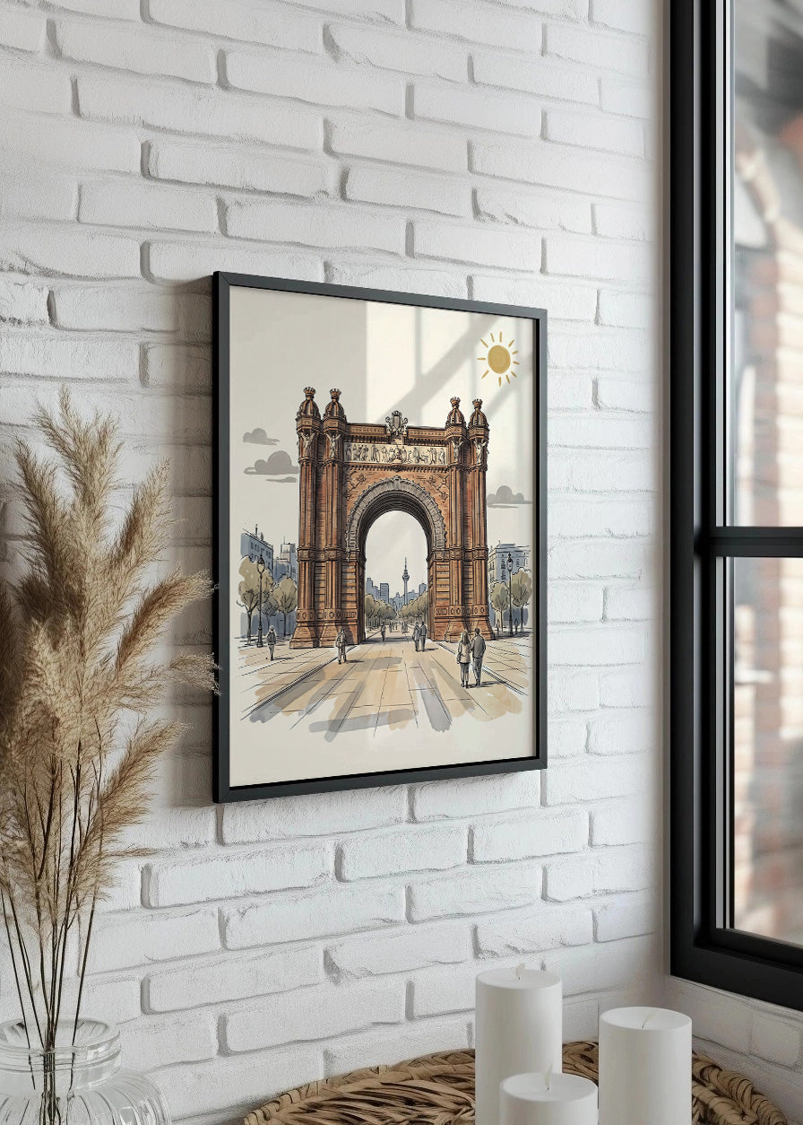 Cuadro Arco del Triunfo - New Beige