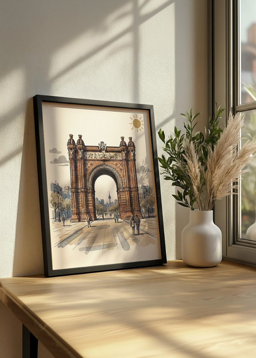 Cuadro Arco del Triunfo - New Beige