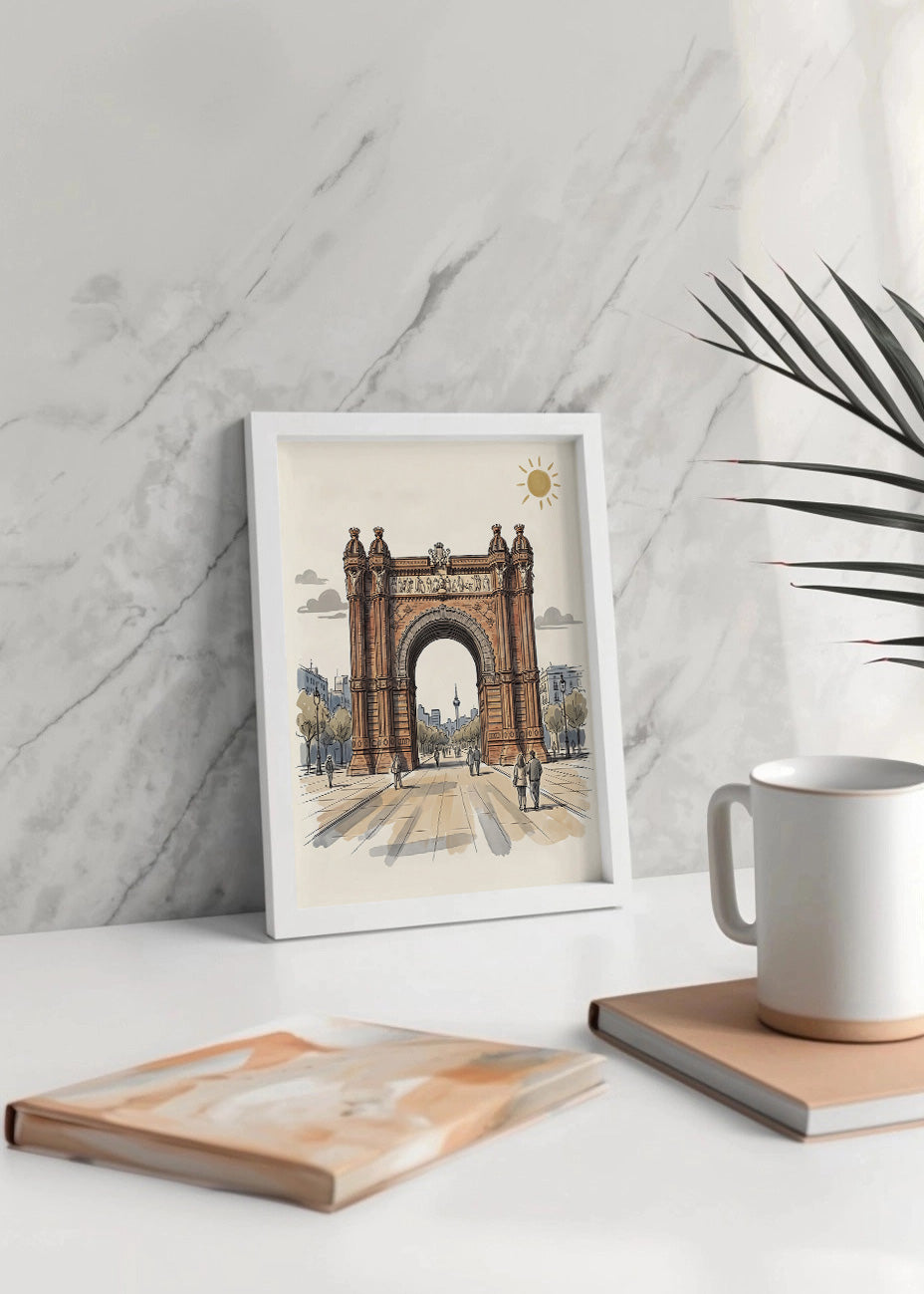 Cuadro Arco del Triunfo - New Beige