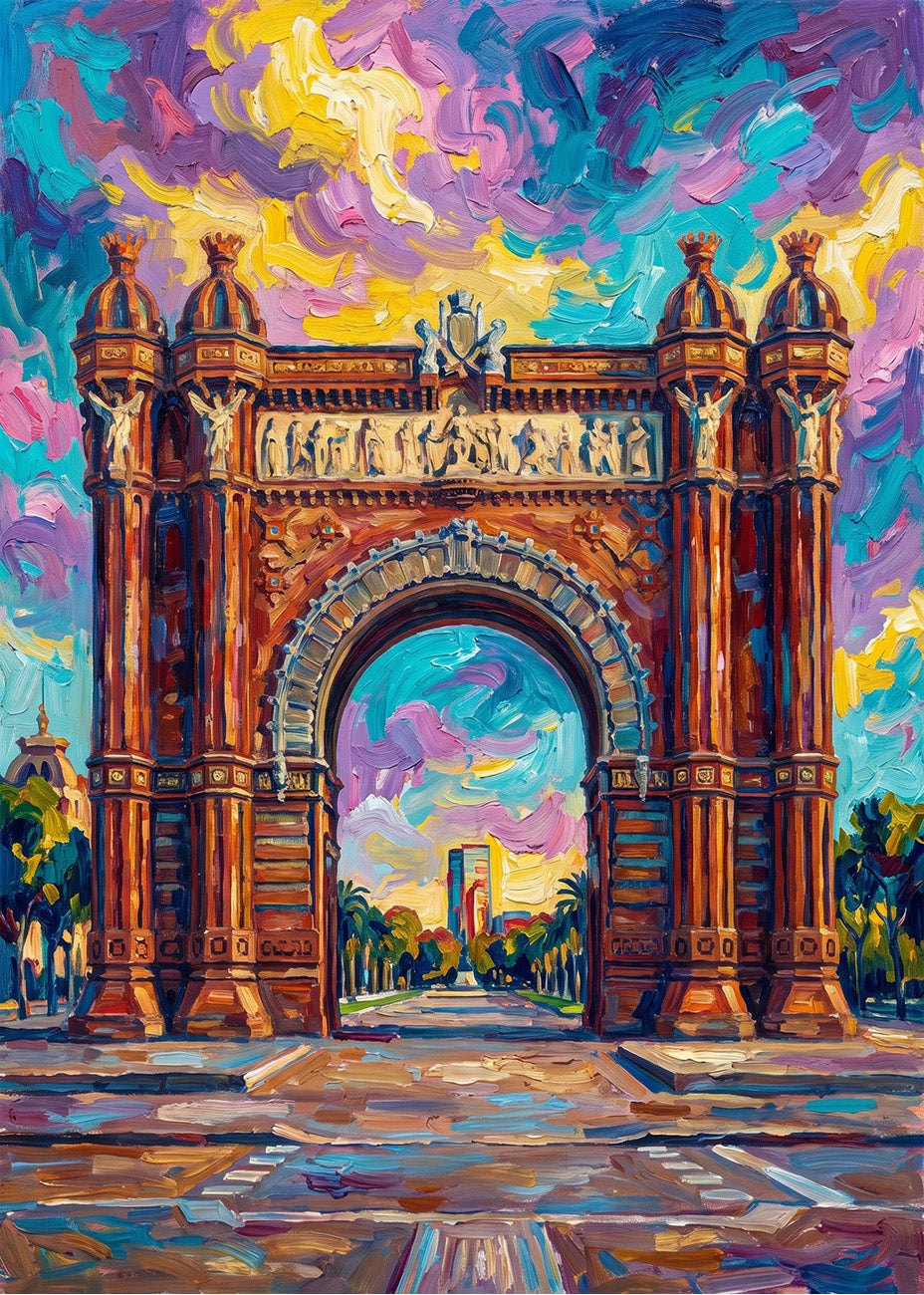 Cuadro Arco del Triunfo - Soft - Fauvista