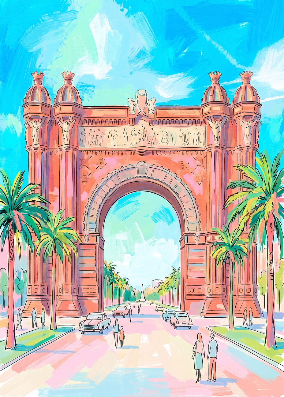 Cuadro Arco del Triunfo de Barcelona - Soft