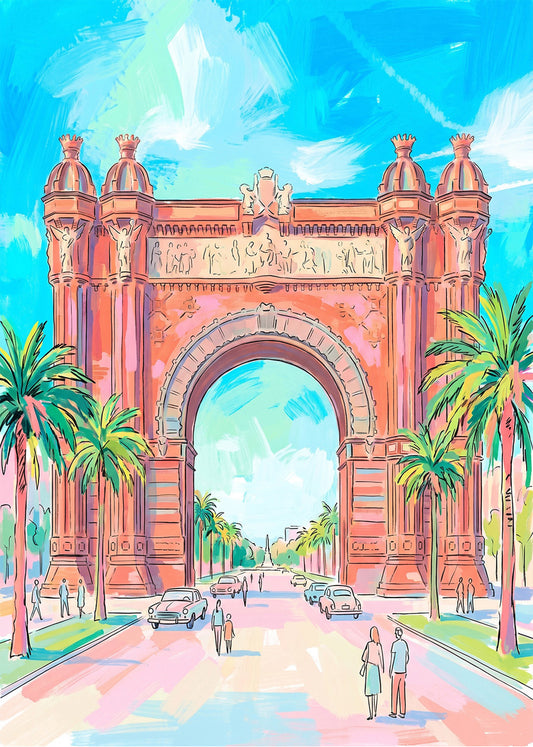 Cuadro Arco del Triunfo de Barcelona - Soft