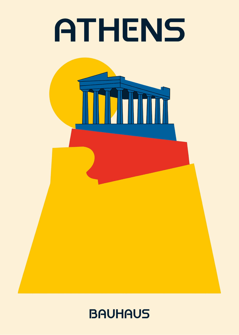 Cuadro Athens Poster Bauhaus