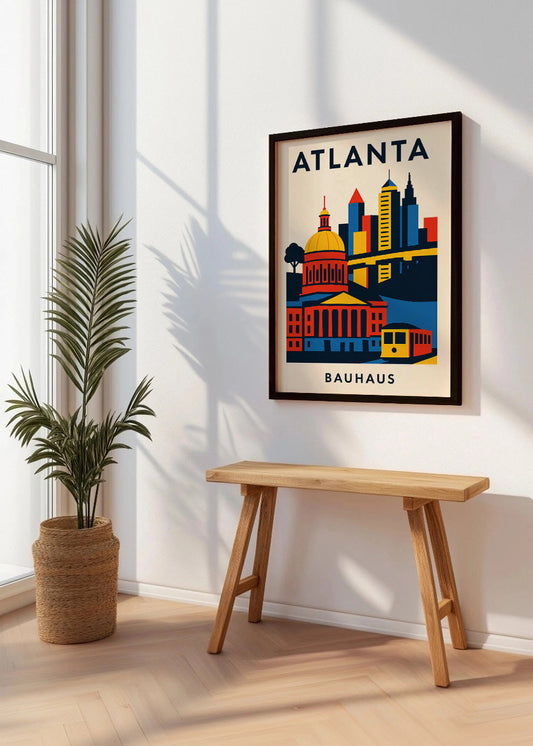 Cuadro Atlanta Poster Bauhaus
