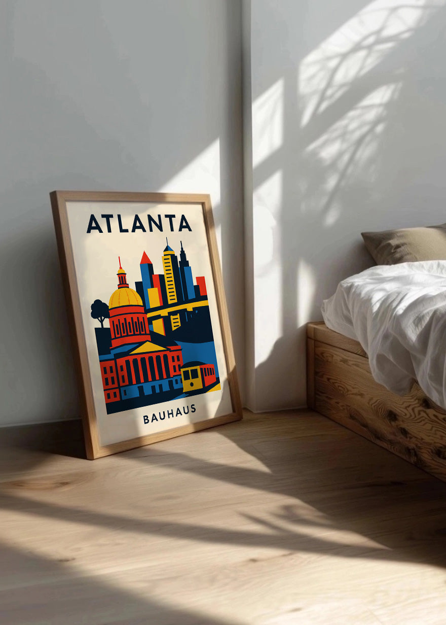 Cuadro Atlanta Poster Bauhaus