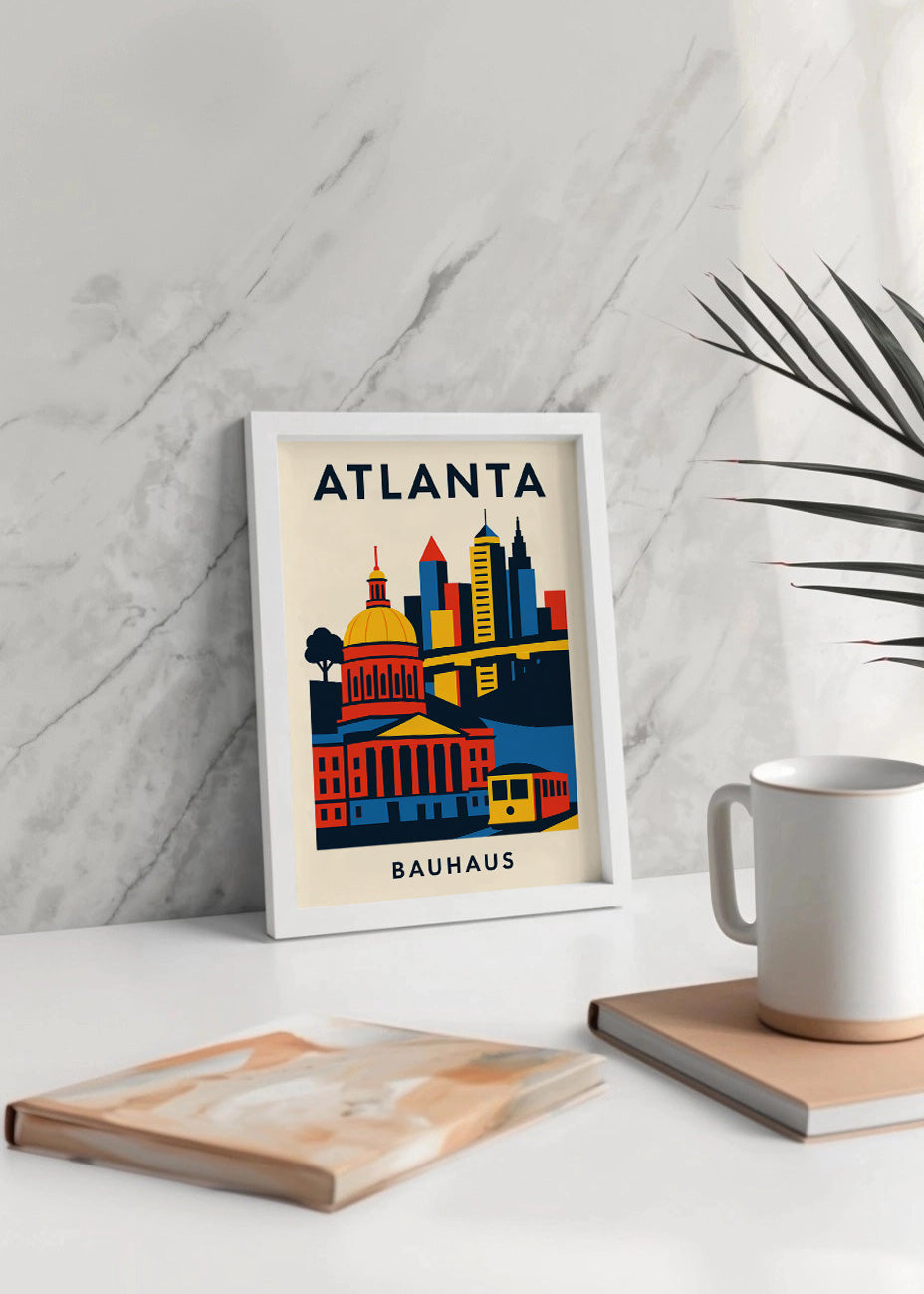 Cuadro Atlanta Poster Bauhaus