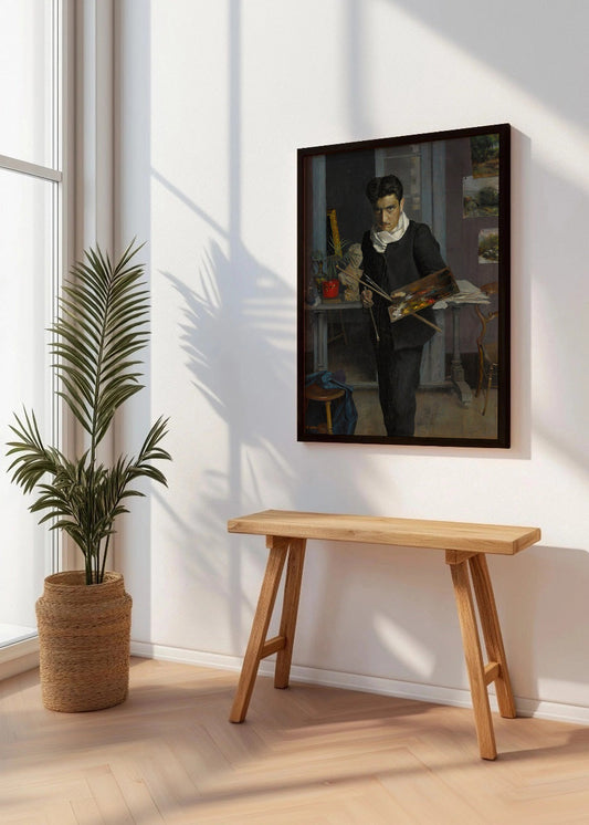 Cuadro Autorretrato de Julio Romero de Torres