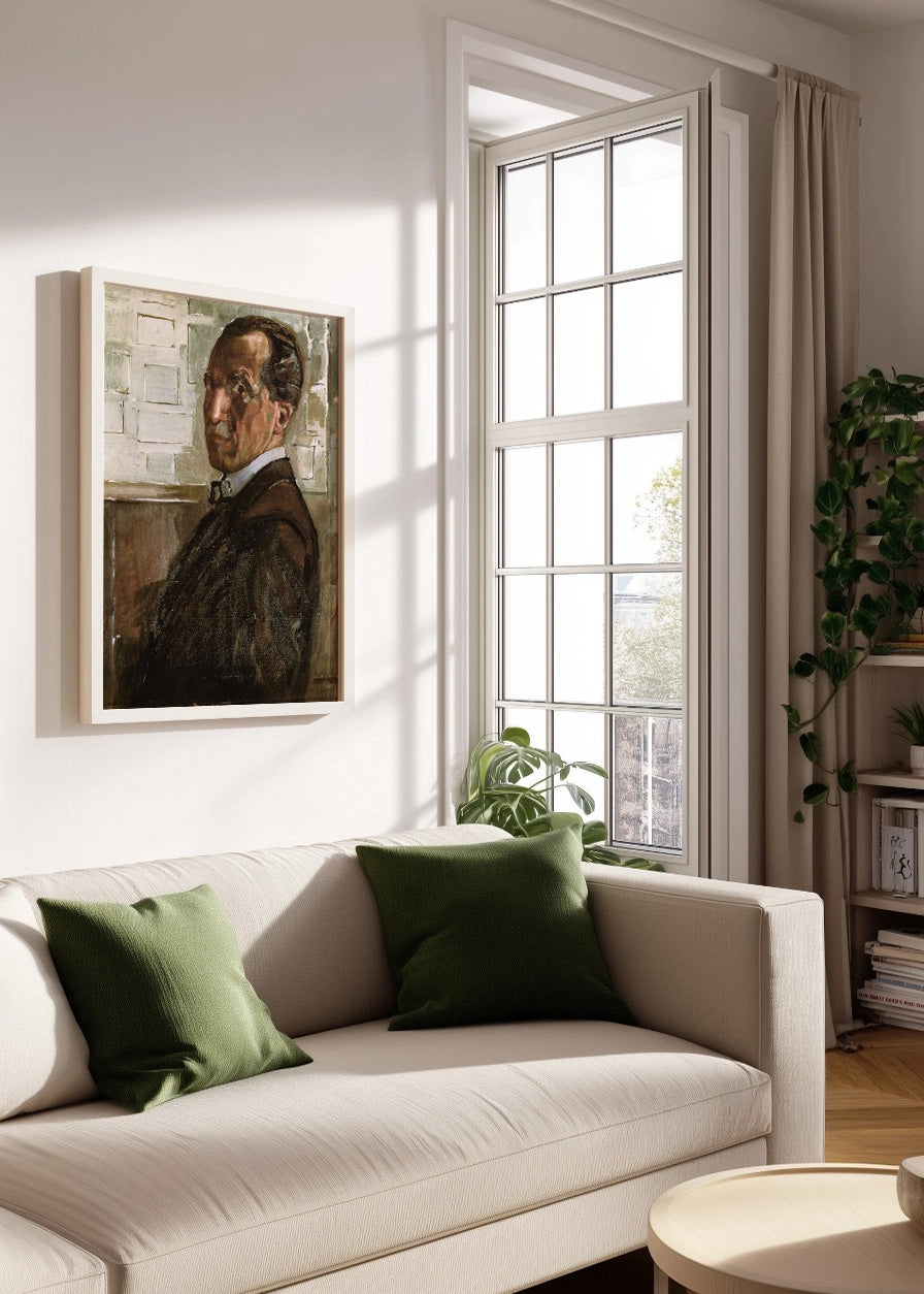 Cuadro Autorretrato de Mondrian