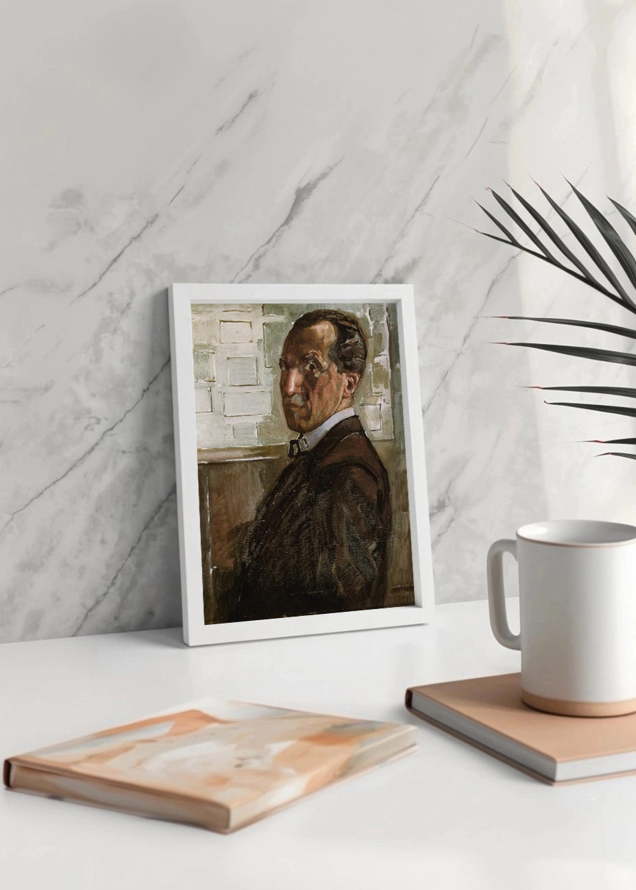 Cuadro Autorretrato de Mondrian