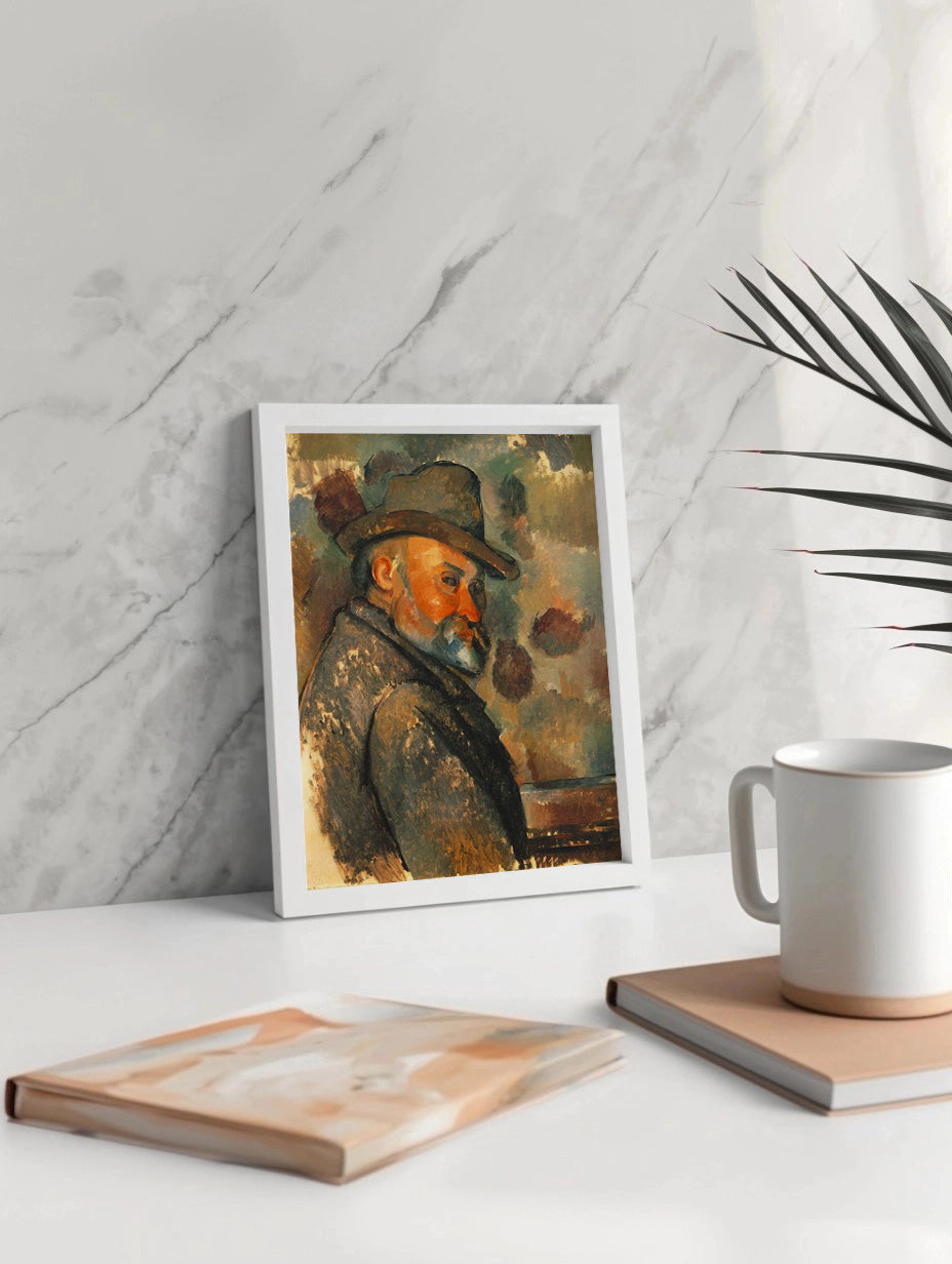 Cuadro de ​Autorretrato de Cezanne - Fine Artic