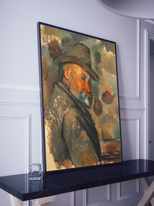 Cuadro de ​Autorretrato de Cezanne - Fine Artic