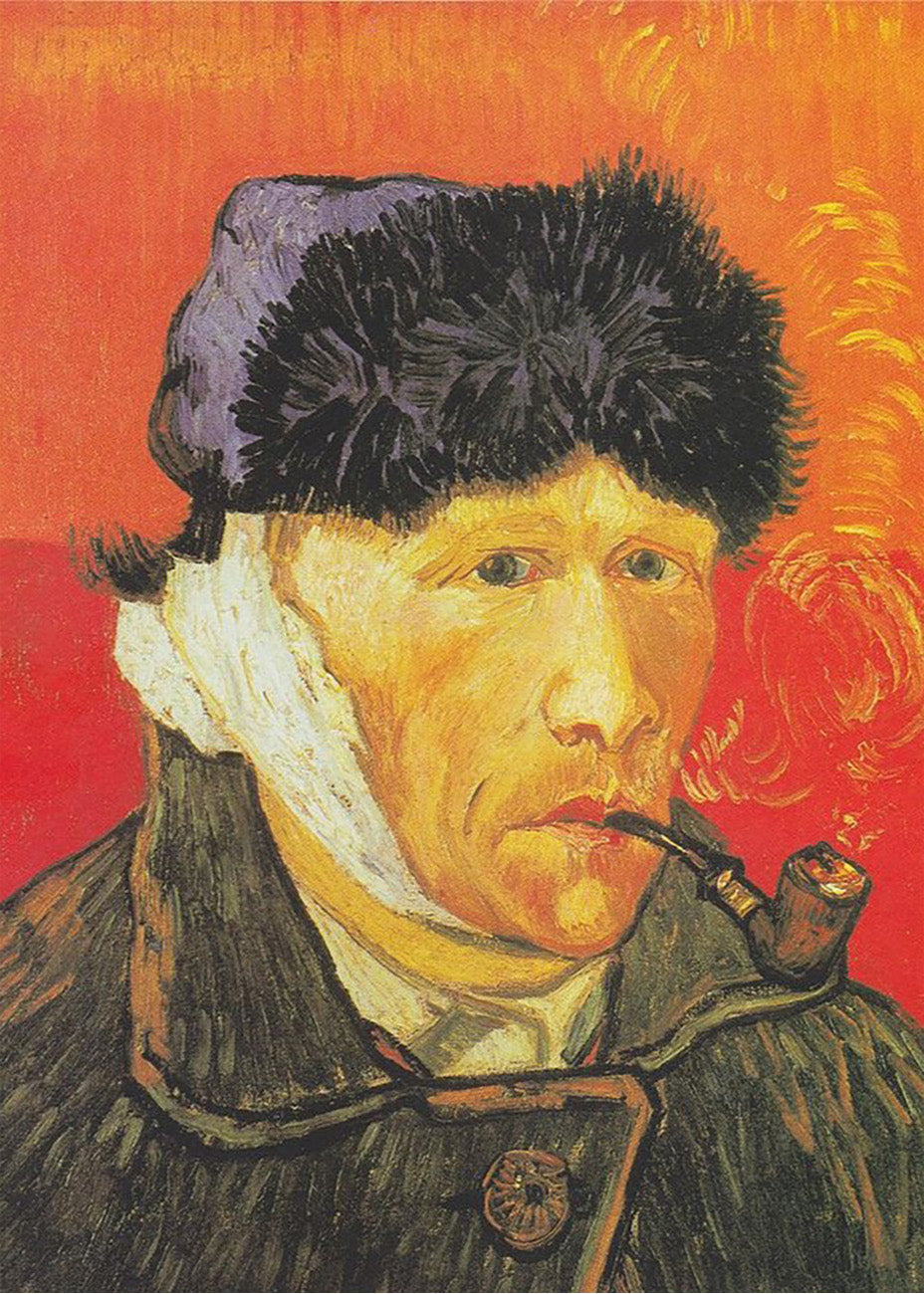 Cuadro ​Autorretrato de Van Gogh con la oreja vendada