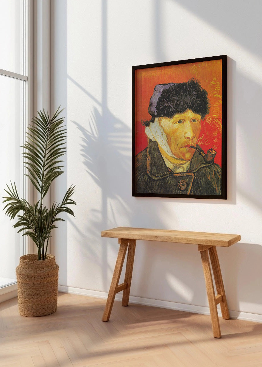 Cuadro ​Autorretrato de Van Gogh con la oreja vendada