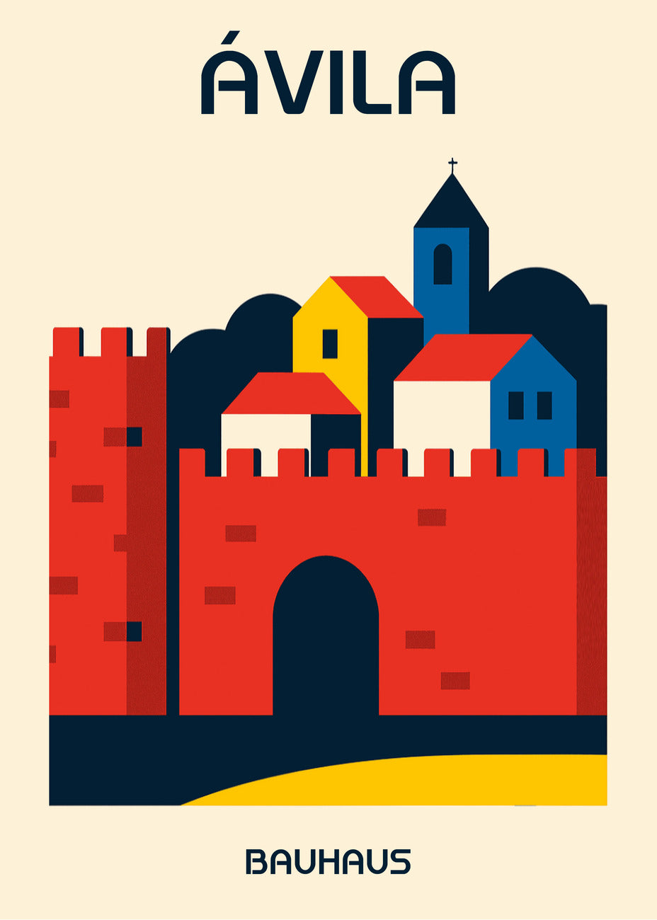 Cuadro Ávila Poster Bauhaus
