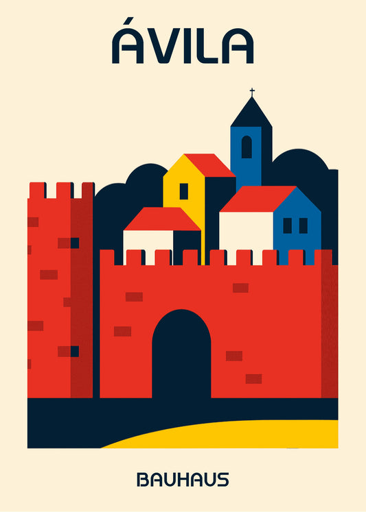 Cuadro Ávila Poster Bauhaus