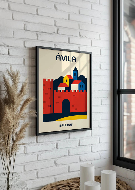 Cuadro Ávila Poster Bauhaus