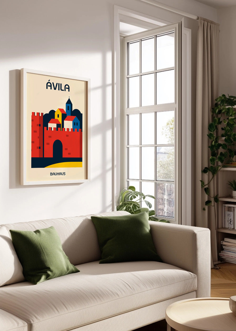 Cuadro Ávila Poster Bauhaus