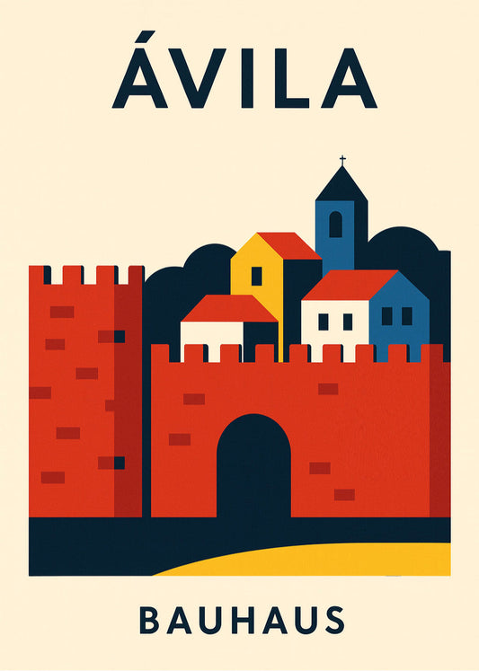 Cuadro Ávila Poster Bauhaus