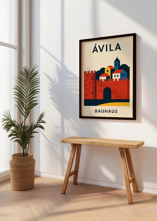 Cuadro Ávila Poster Bauhaus