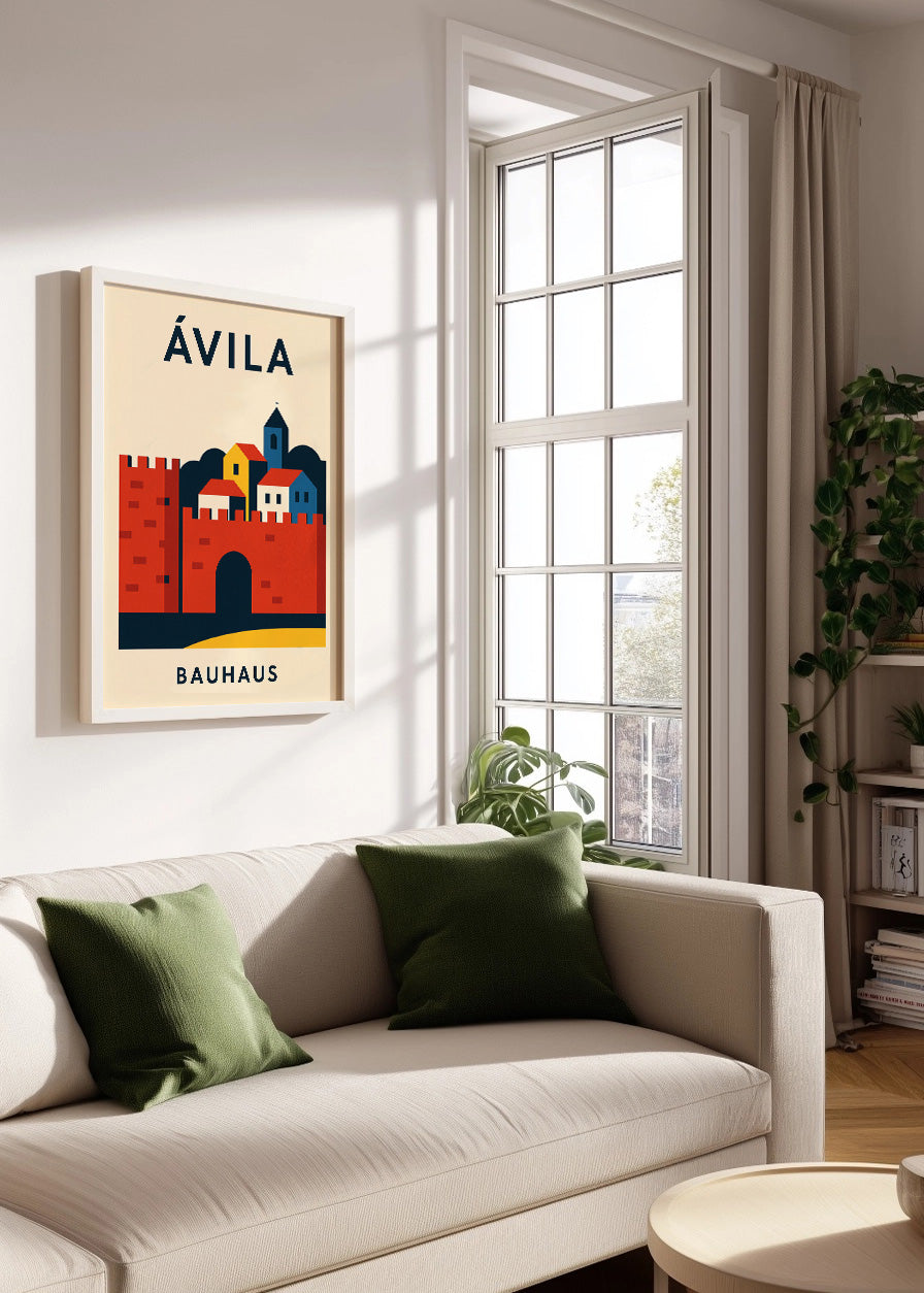 Cuadro Ávila Poster Bauhaus