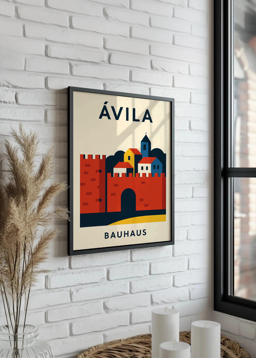 Cuadro Ávila Poster Bauhaus