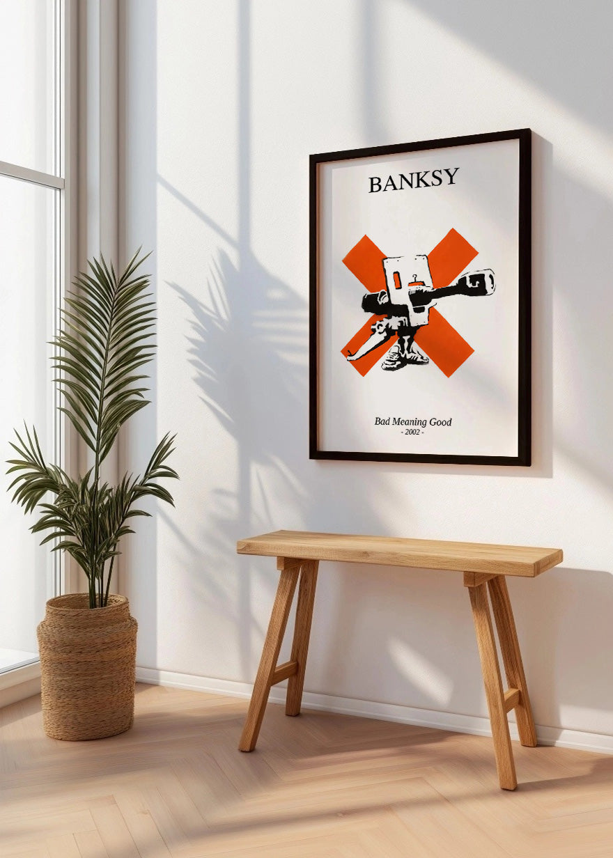 Cuadro Bad meaning good (Banksy)