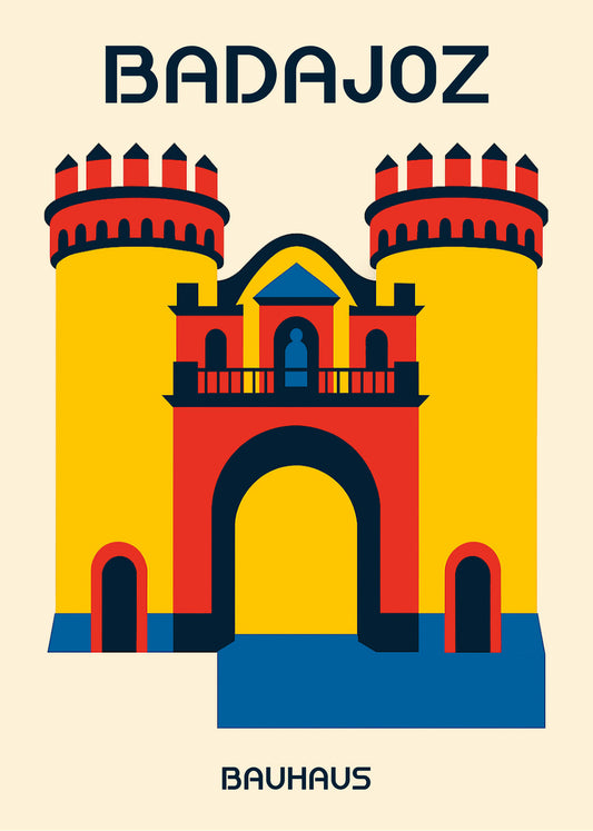 Cuadro Badajoz Poster Bauhaus