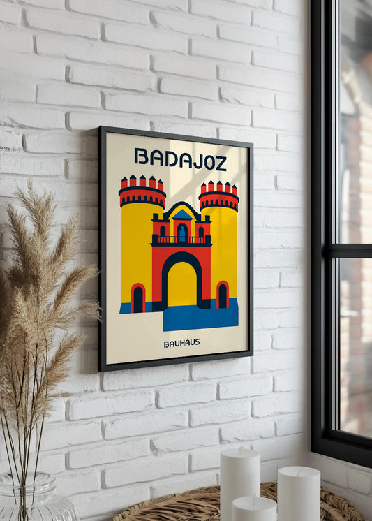 Cuadro Badajoz Poster Bauhaus