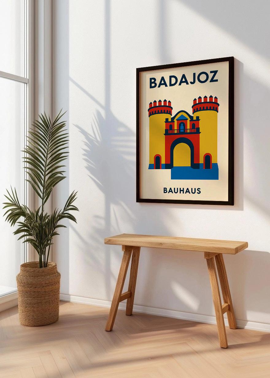 Cuadro Badajoz Poster Bauhaus